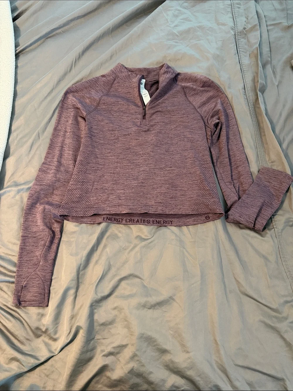 lululemon athletica Mauve Swiftly Tech Mock-Neck Half Zip